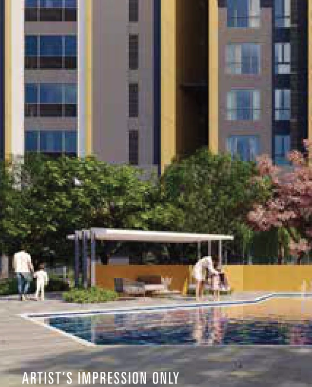 Vox Residence Sentul pool deck and pavilion