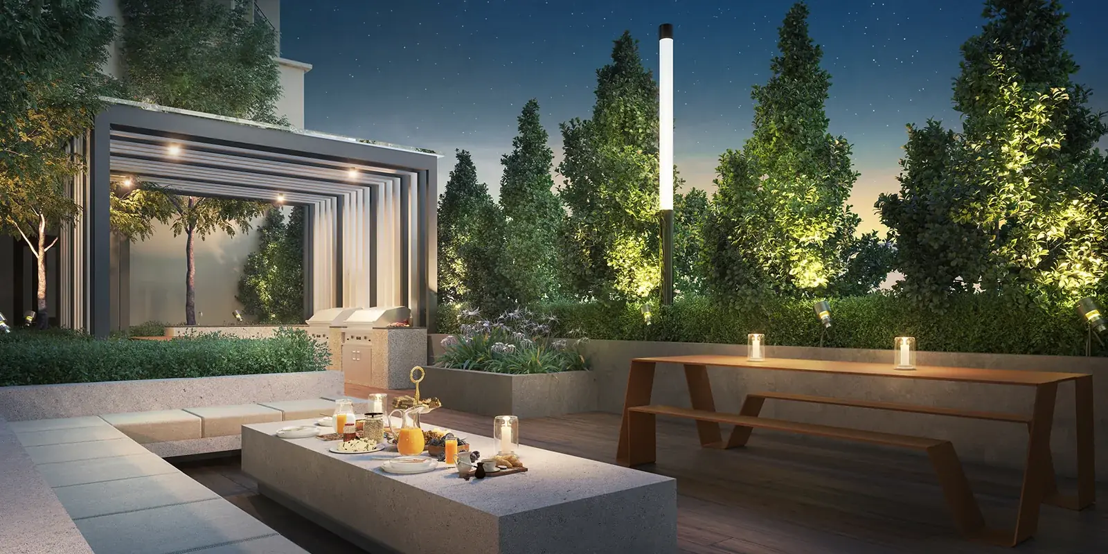 SCP Westfield Residences Feast Garden BBQ deck