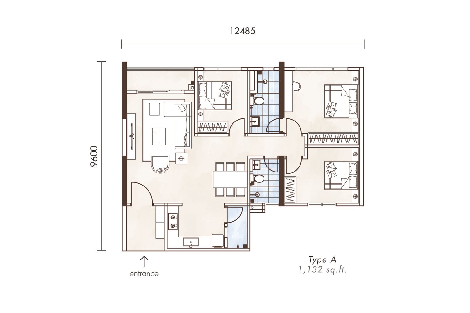 Type A Floor Plan