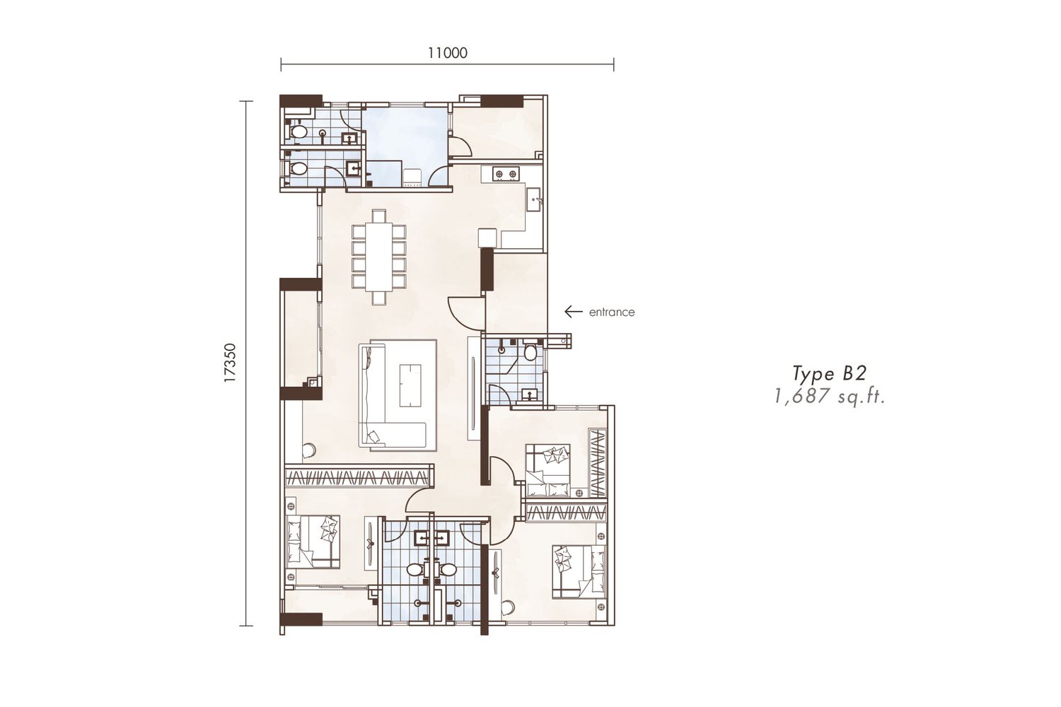 Type B2 Floor Plan