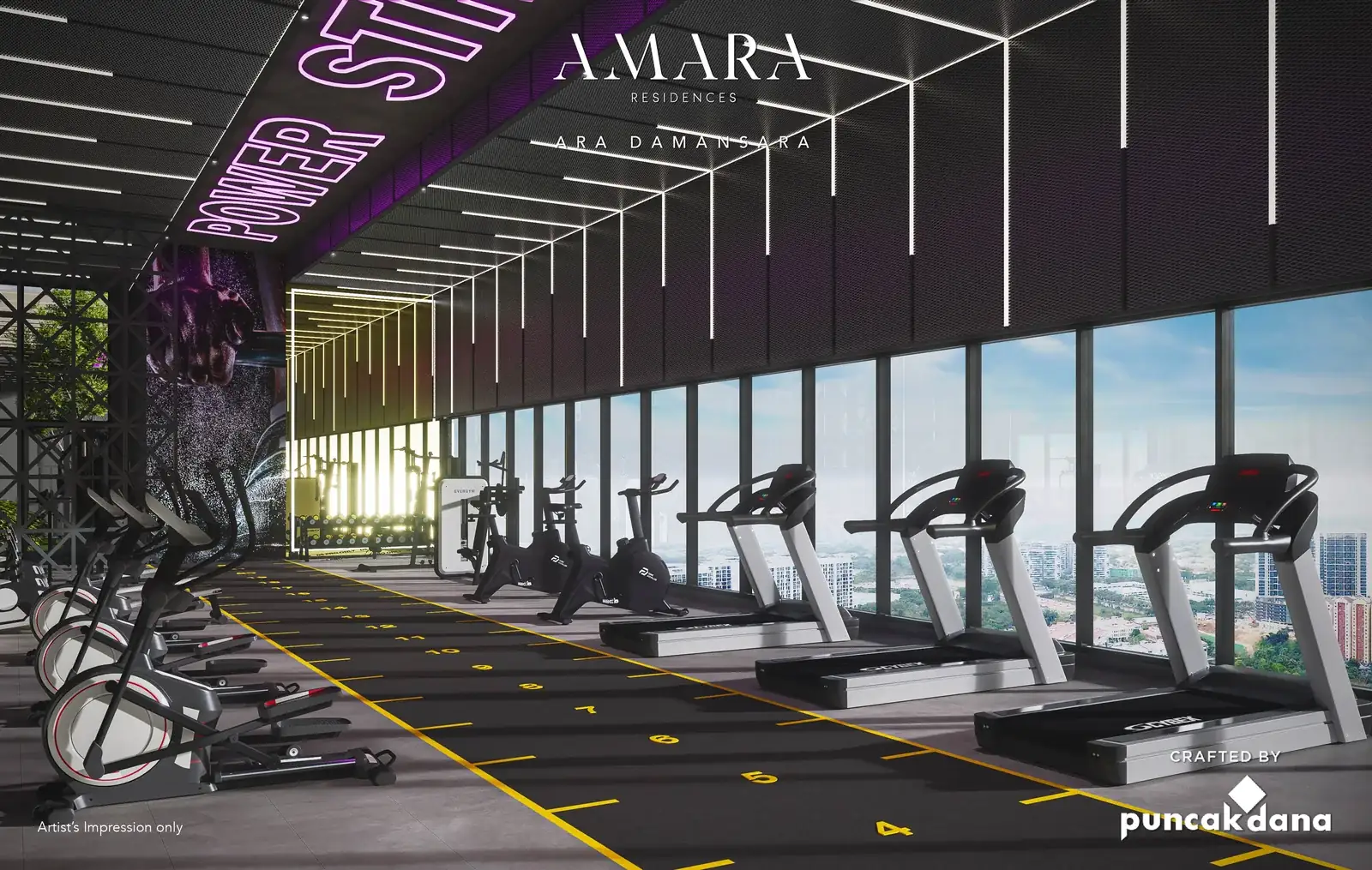 Amara Residences sky gymnasium