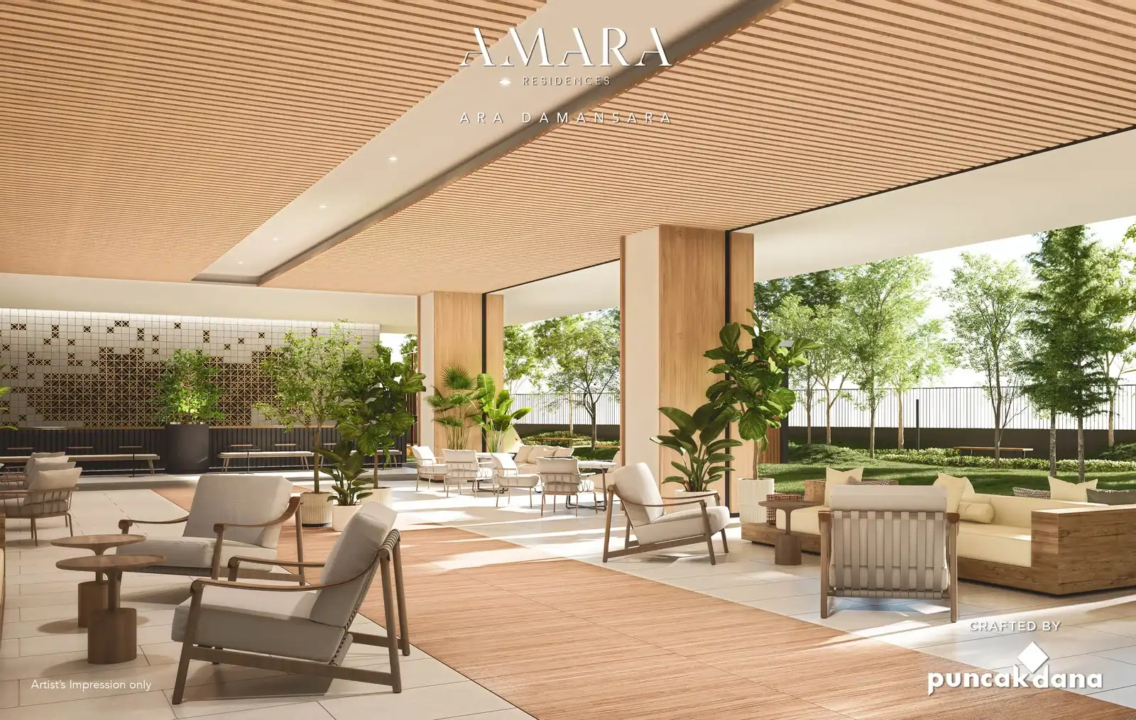 Amara Residences sky lounge