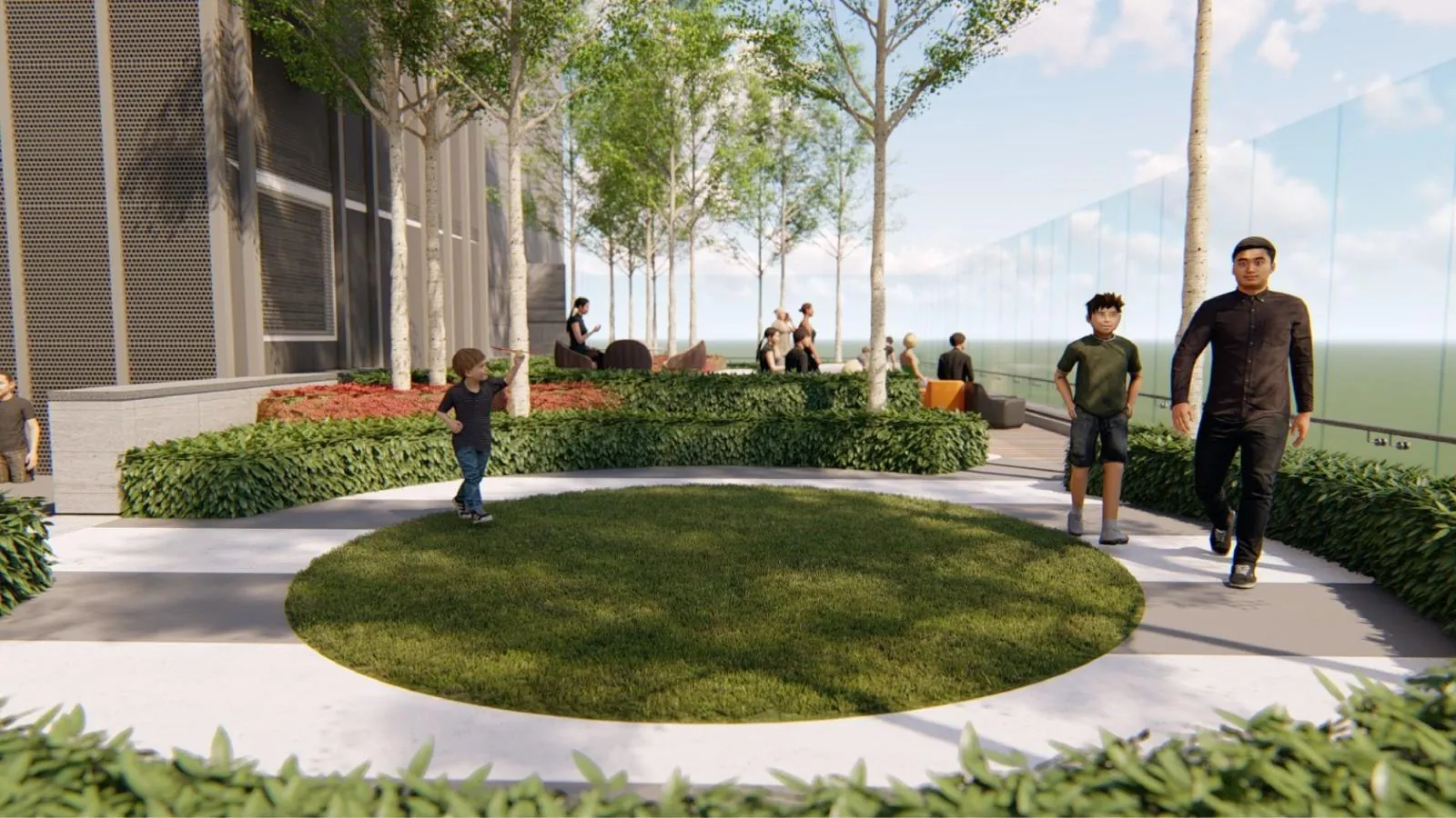 Arden sky garden footpath