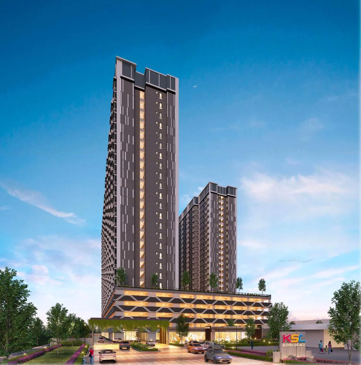 KSL Austin Legacy | Taman Seri Austin, Johor Bahru | Freehold Serviced Apartments