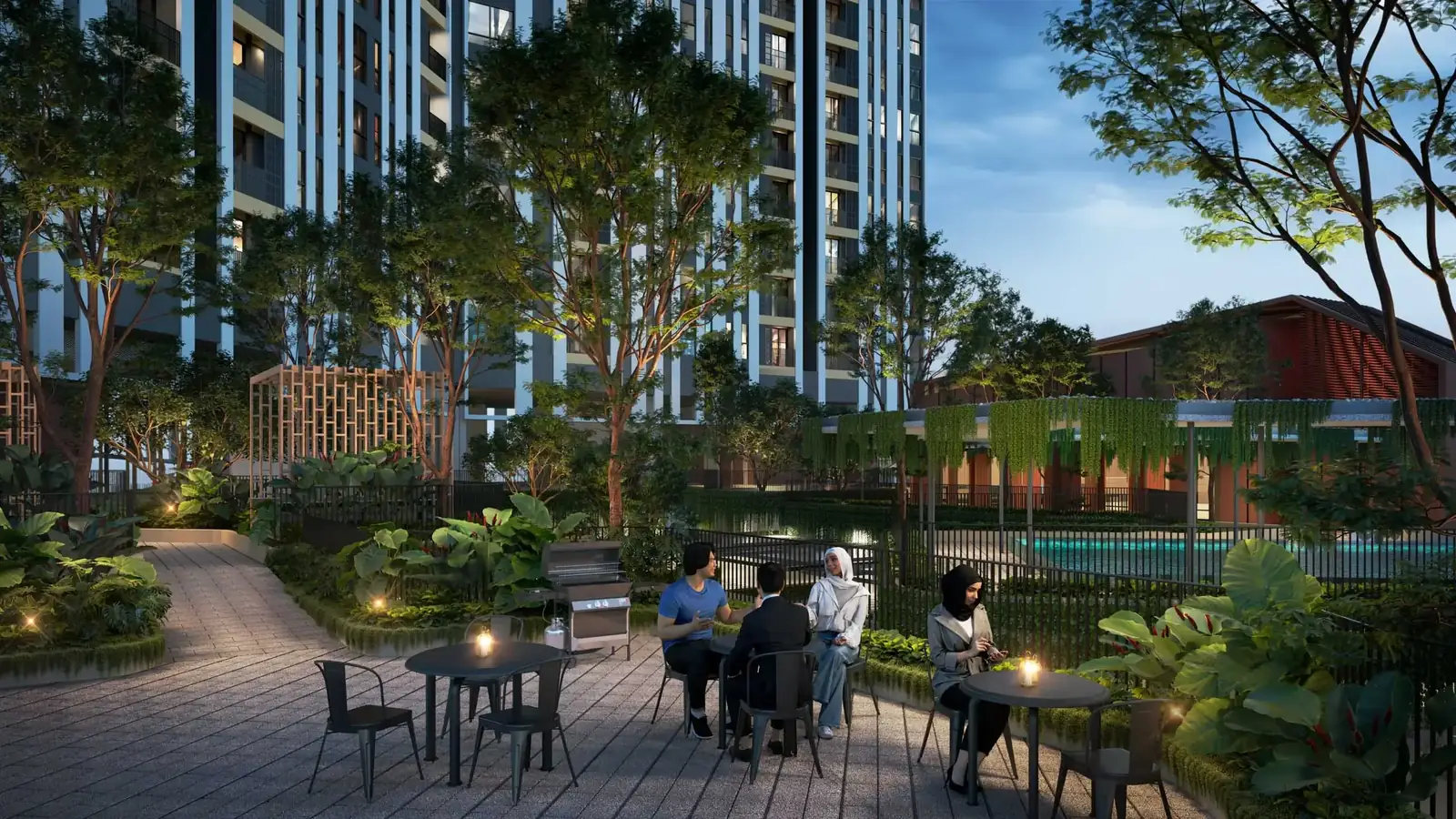 Residensi Bayu Damai bbq pavilion
