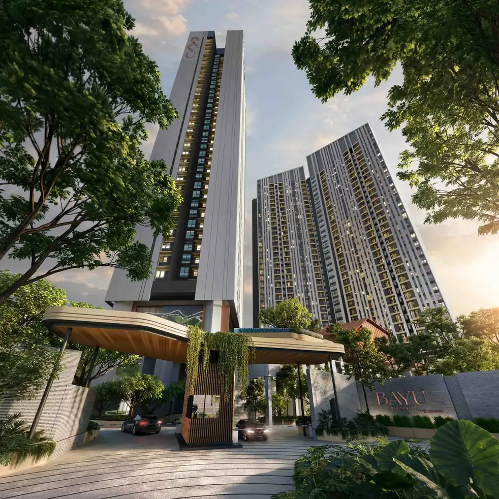 Residensi Bayu Damai tower entrance