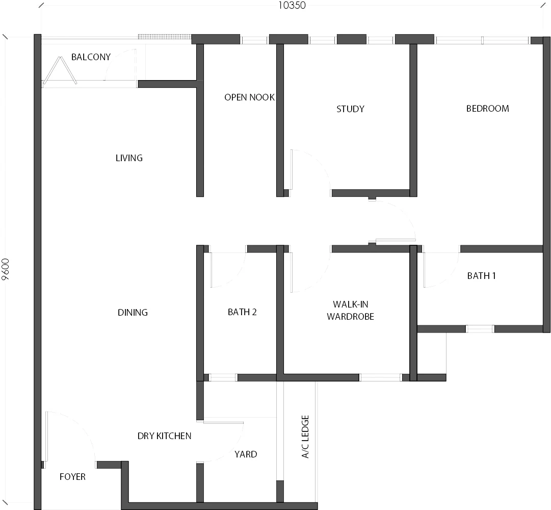 Type B1 Floor Plan