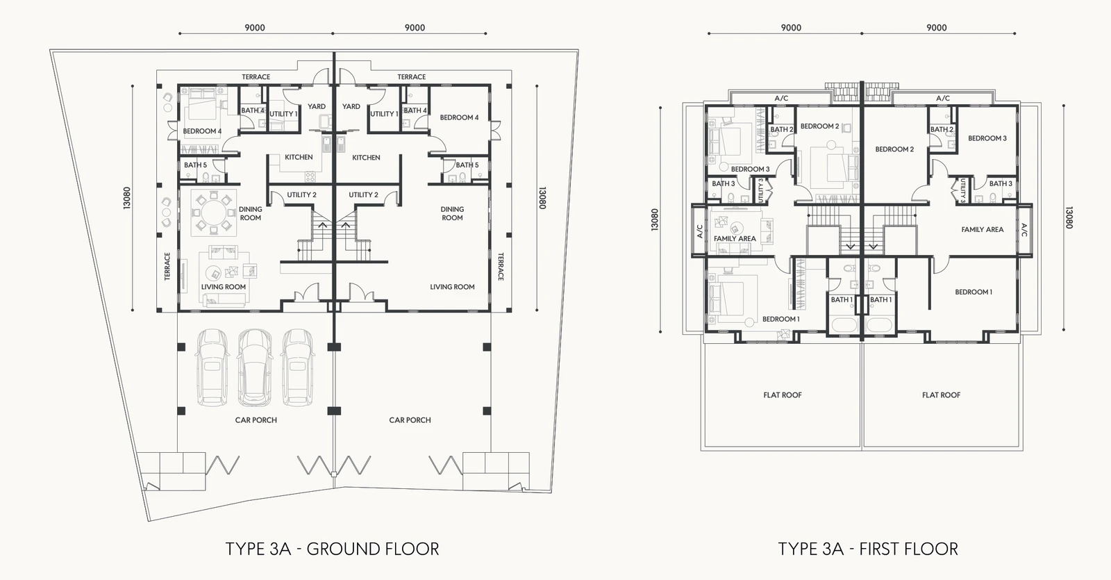 Type 3A — 2874 sqft