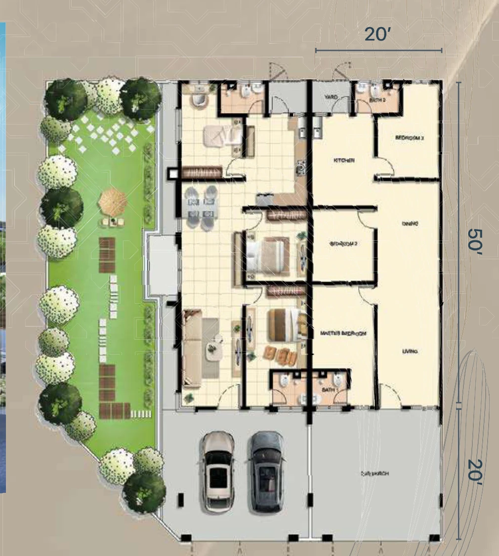 Type C — 1005 sqft