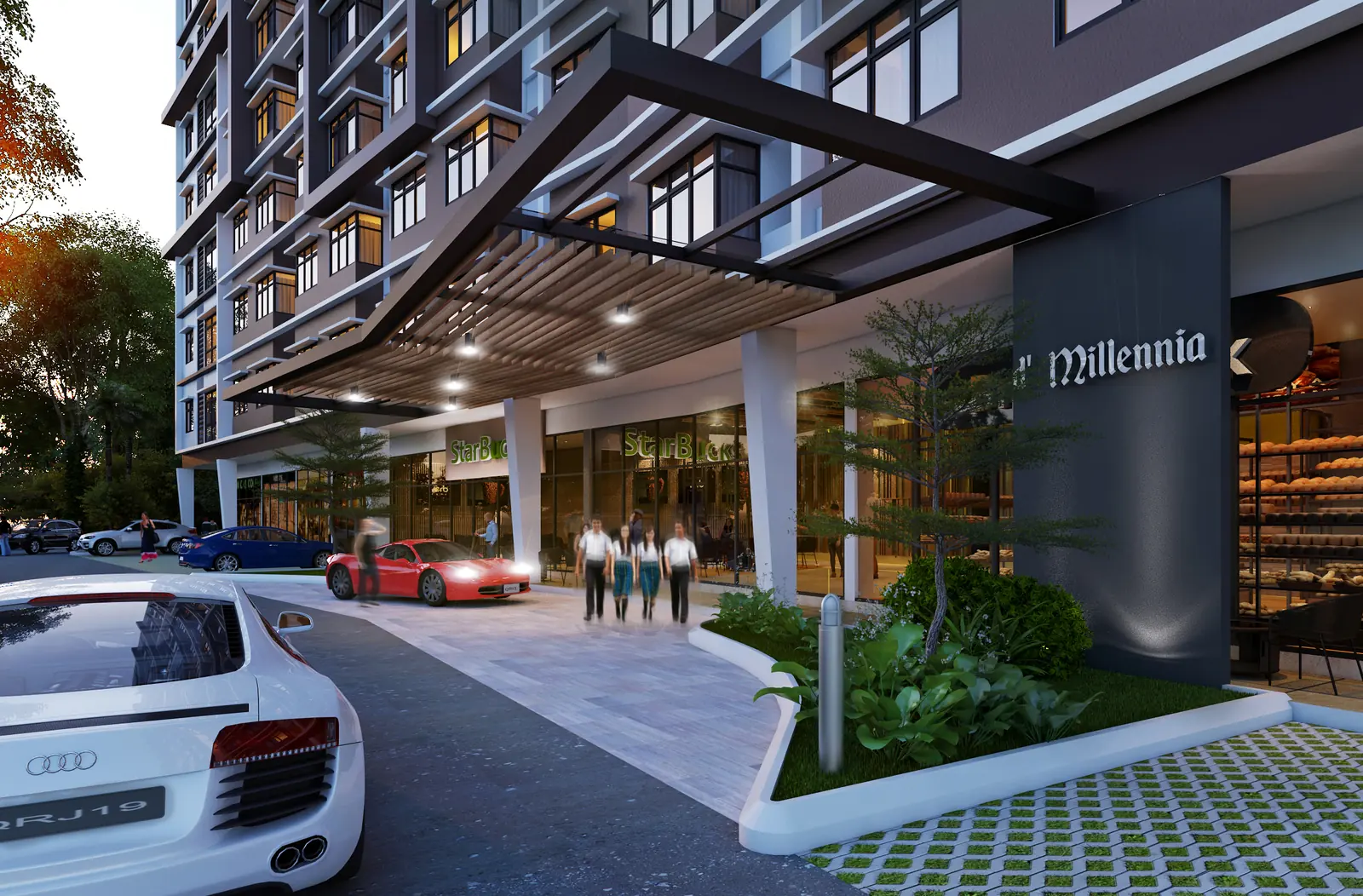 d'Millenia Residences drop off