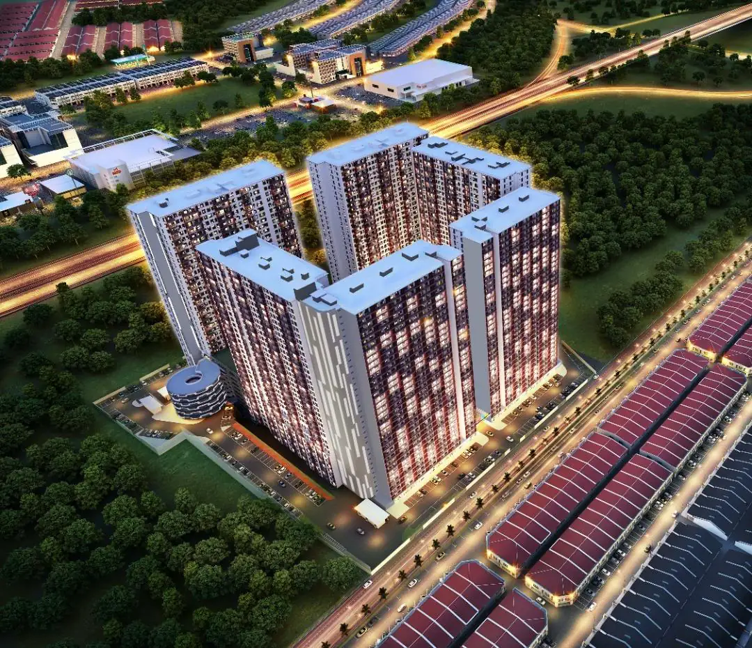 D'Secret Garden 2 facade aerial