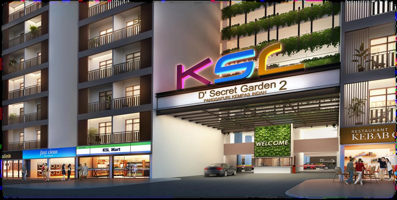 D'Secret Garden 2 retail entrance