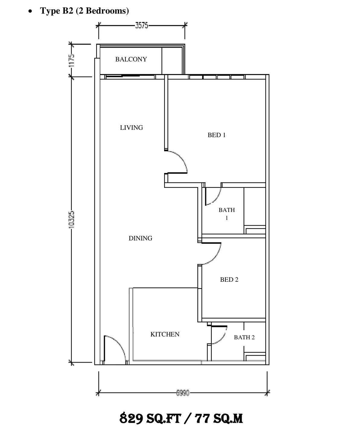 Type B2 Floor Plan