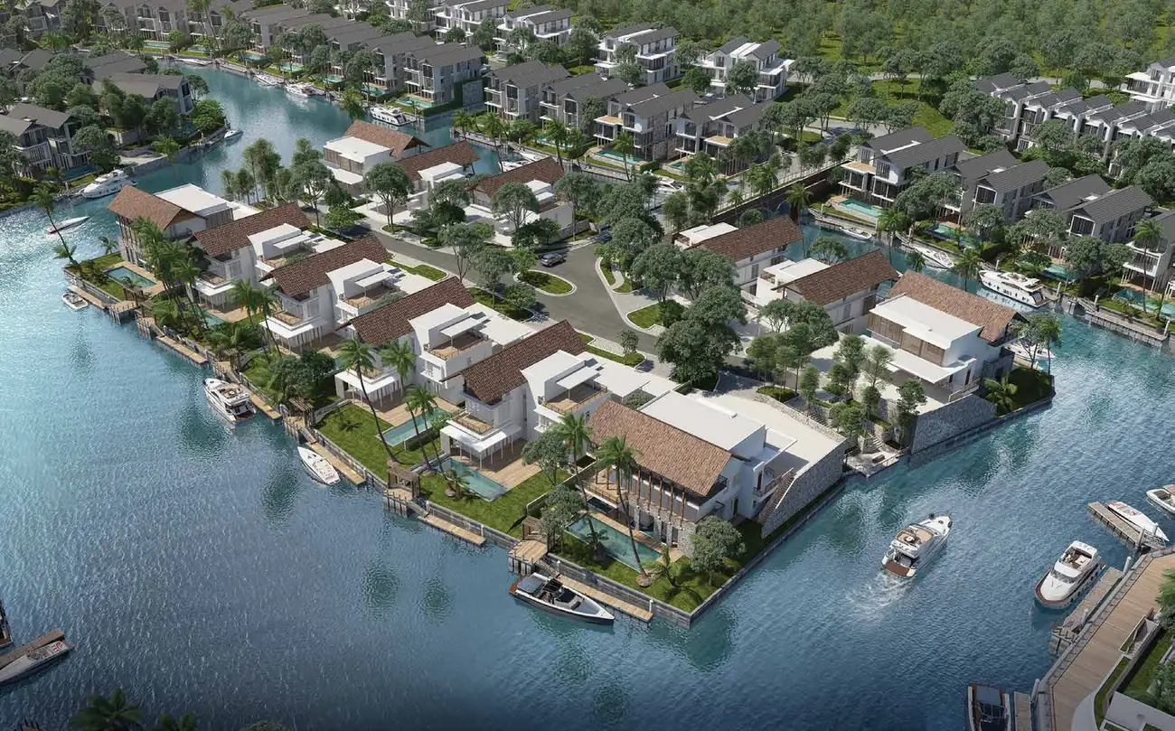 Emerald Bay island aerial