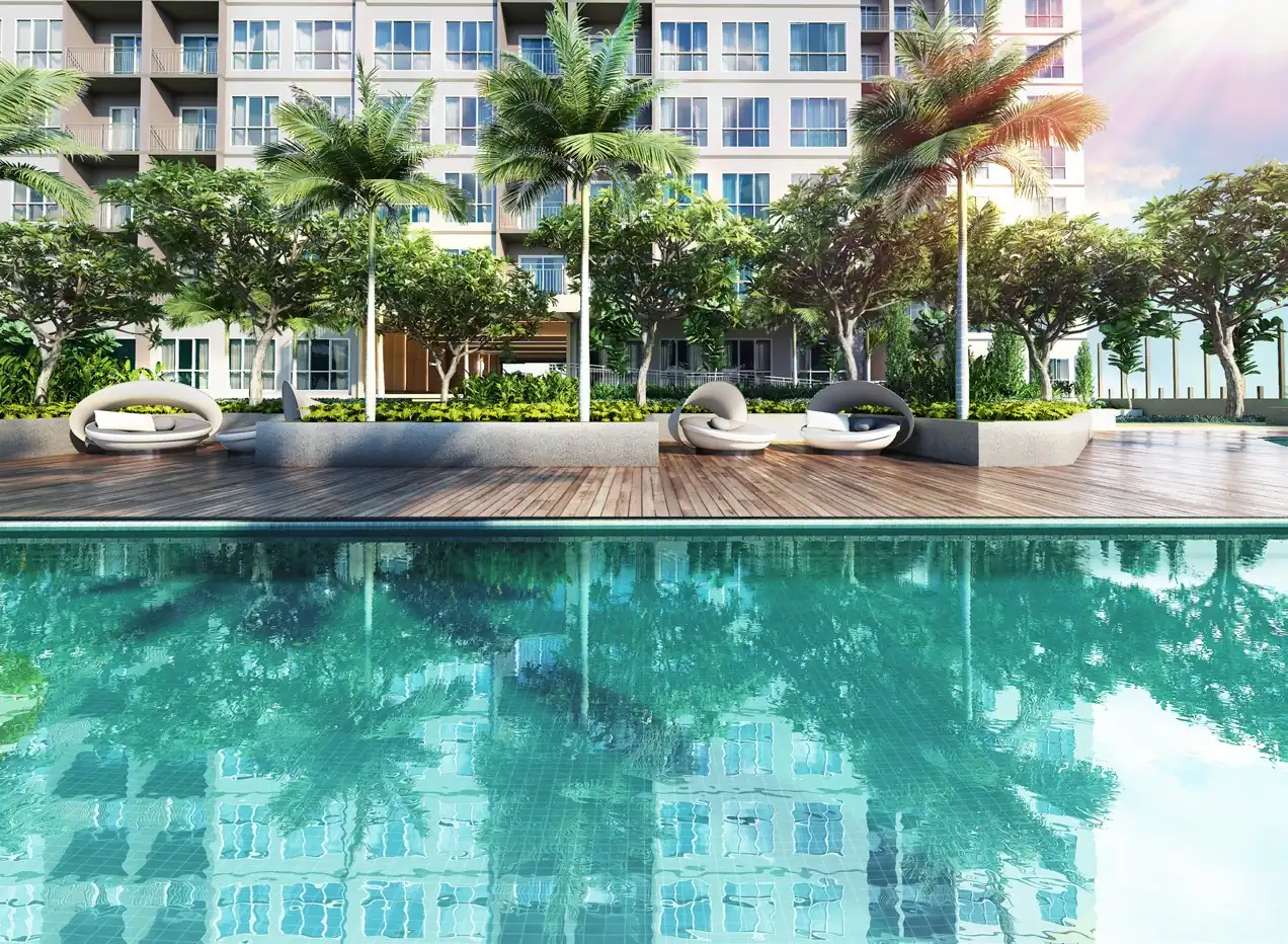 Grains Residences infinity pool