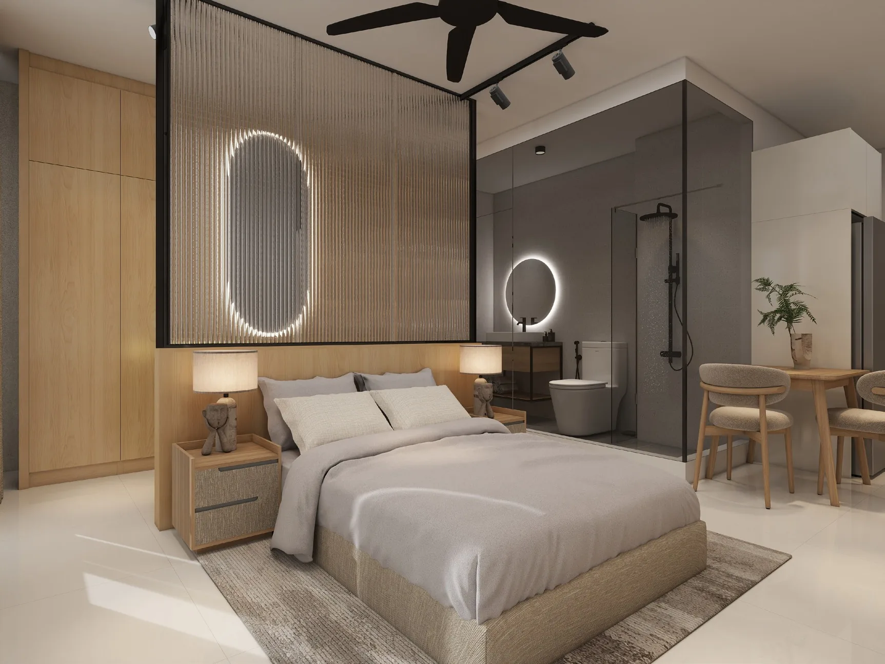 Grains Residences master bedroom