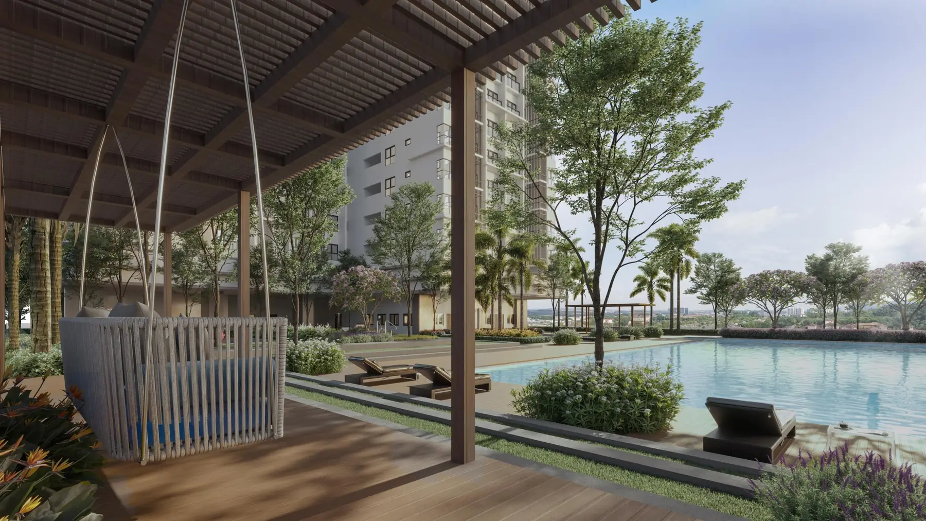 Grand Damansara pool cabana