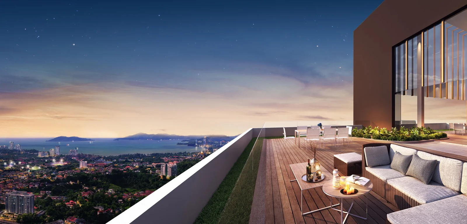 Jesselton Twin Towers sky deck