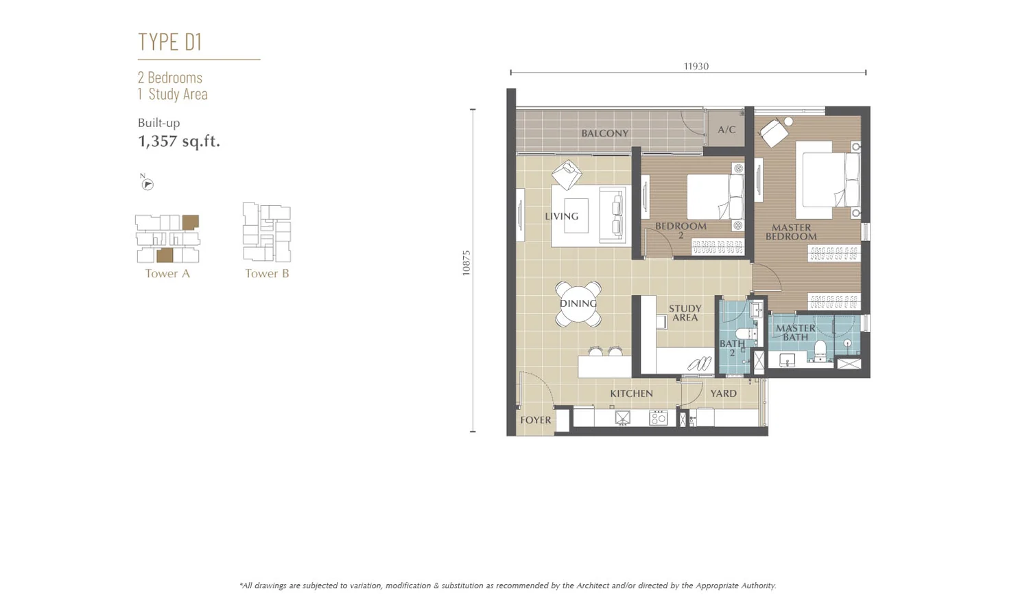 Type D1 Floor Plan