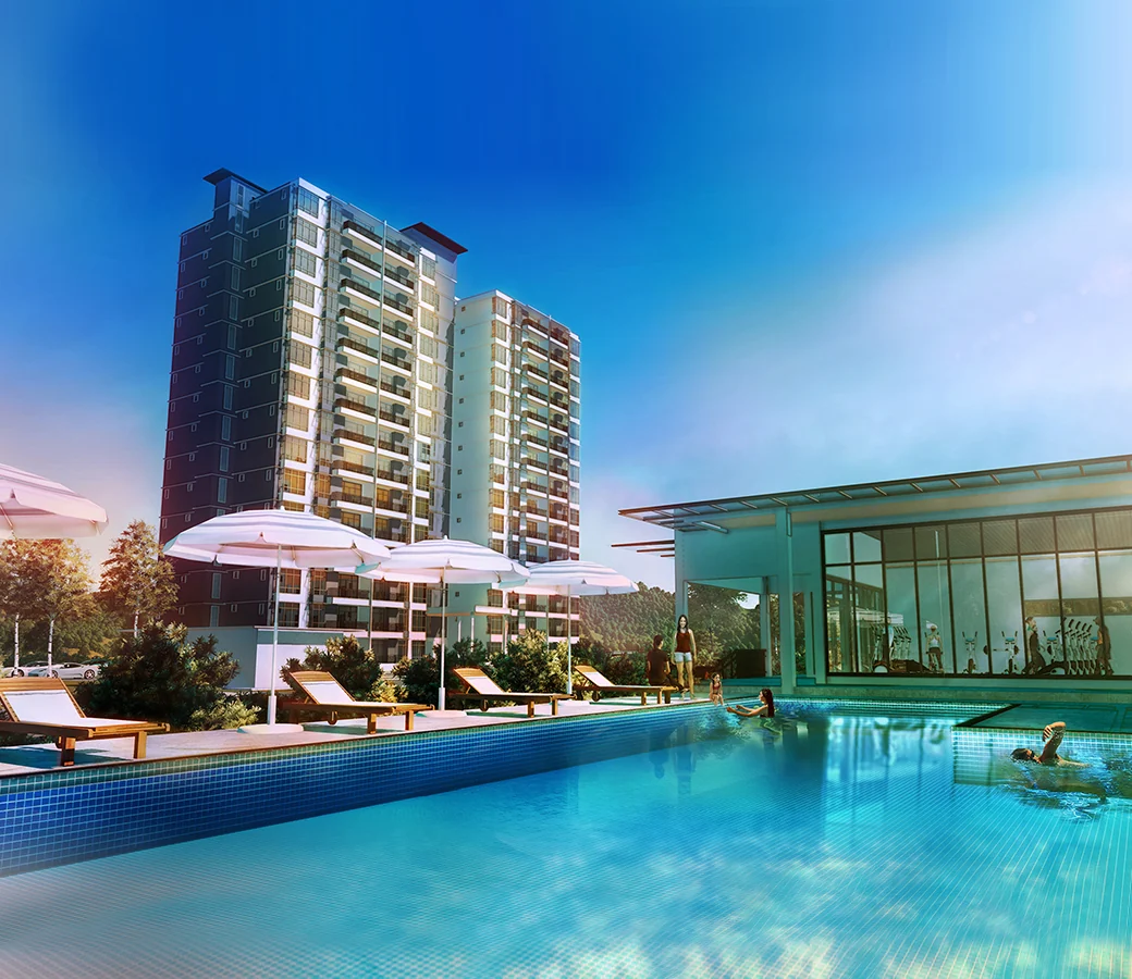 Kingfisher Putatan clubhouse pool