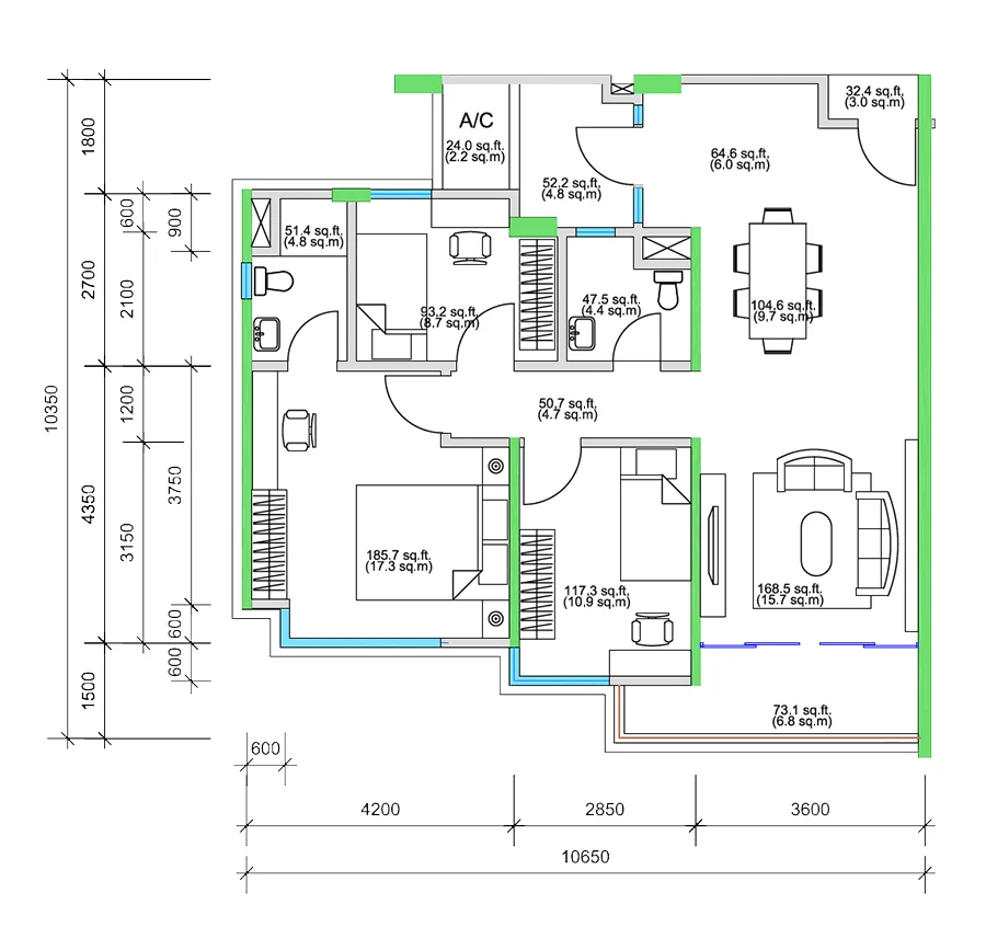 Type A Floor Plan