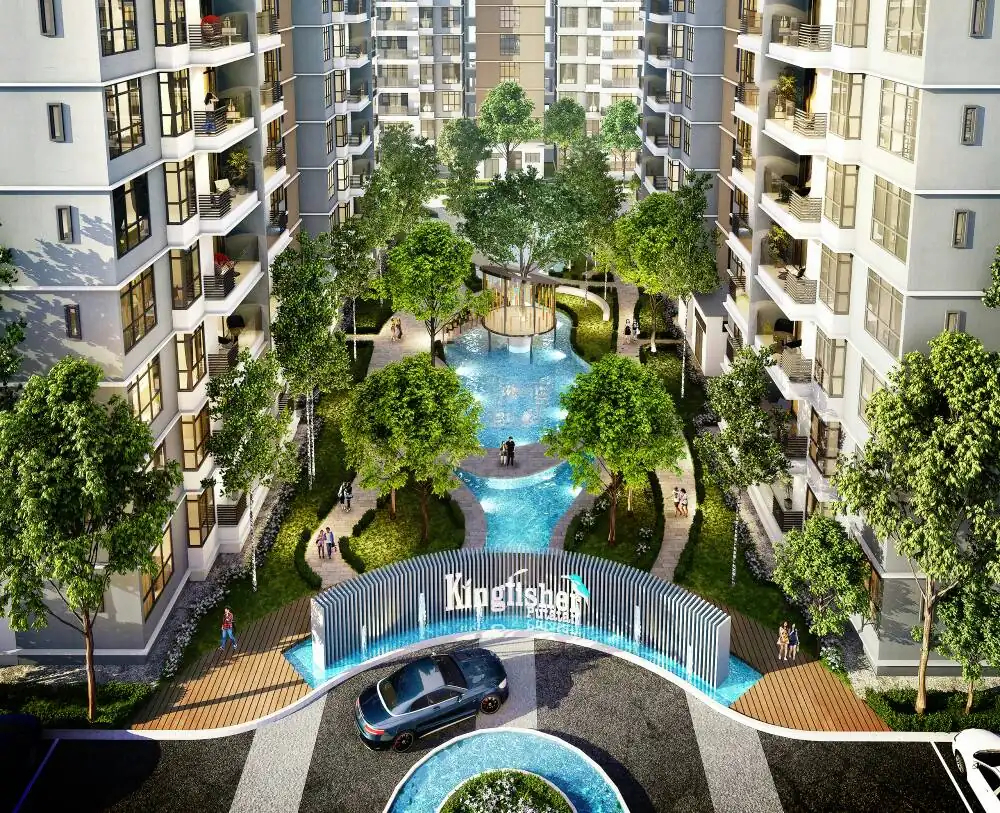 Kingfisher Putatan water feature