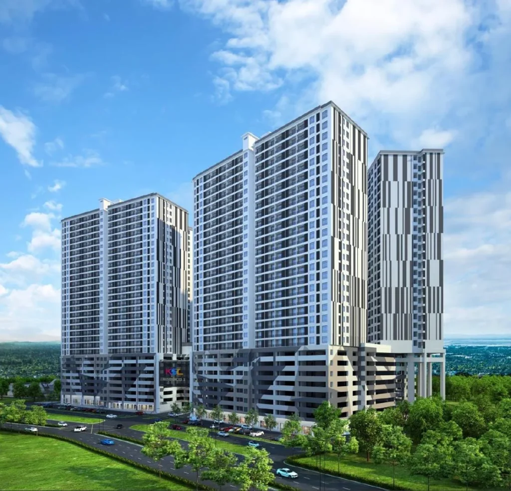 KSL Residences 2 towers facade