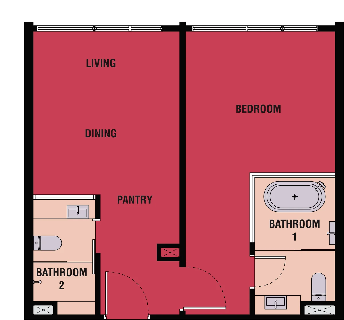 Type B4 — 657 sqft