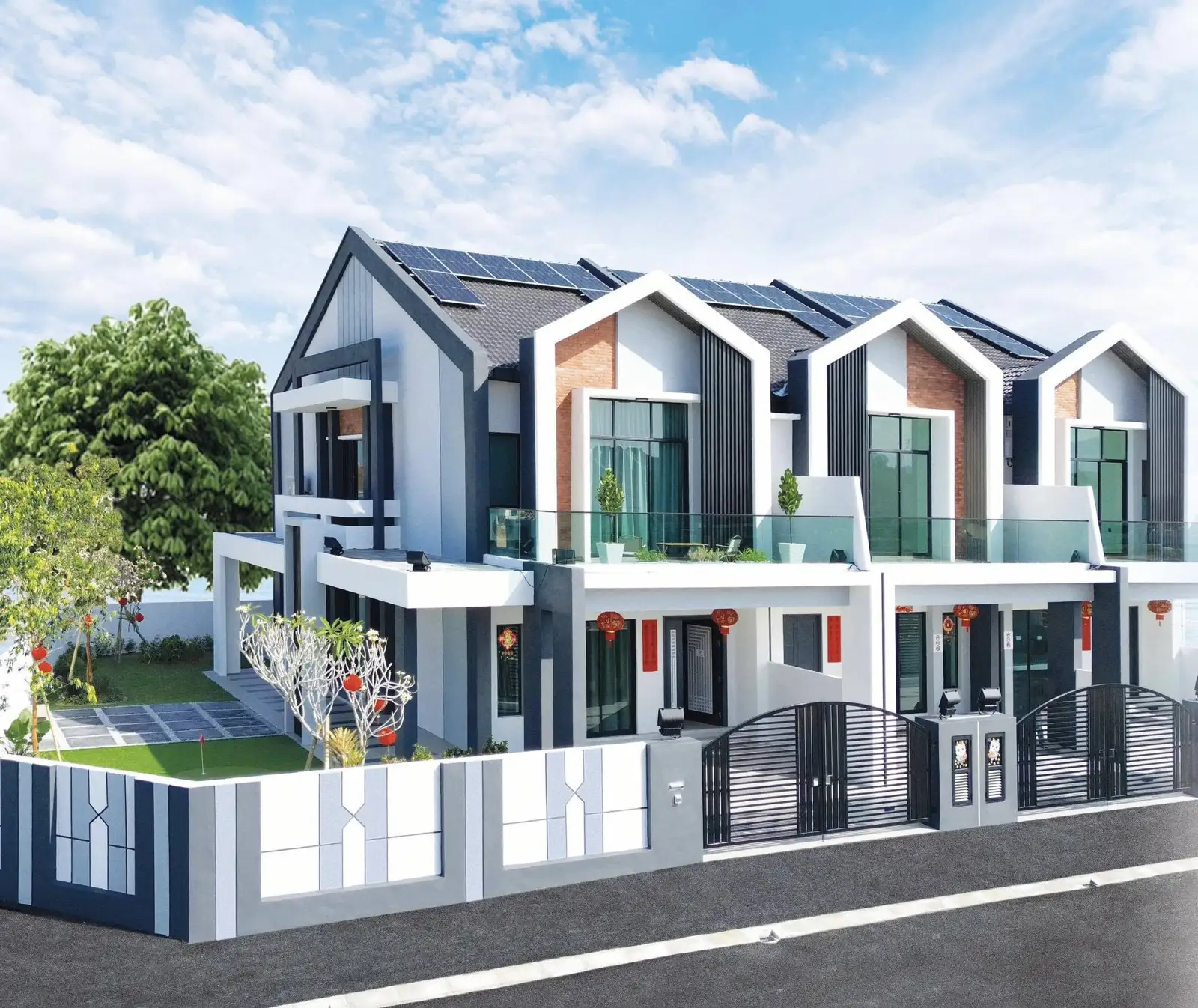 Lex Living double storey terrace facade