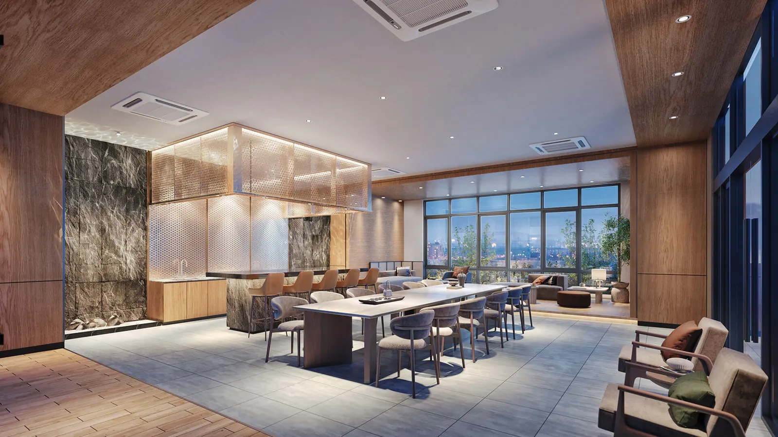 M Grand Minori gourmet kitchen lounge