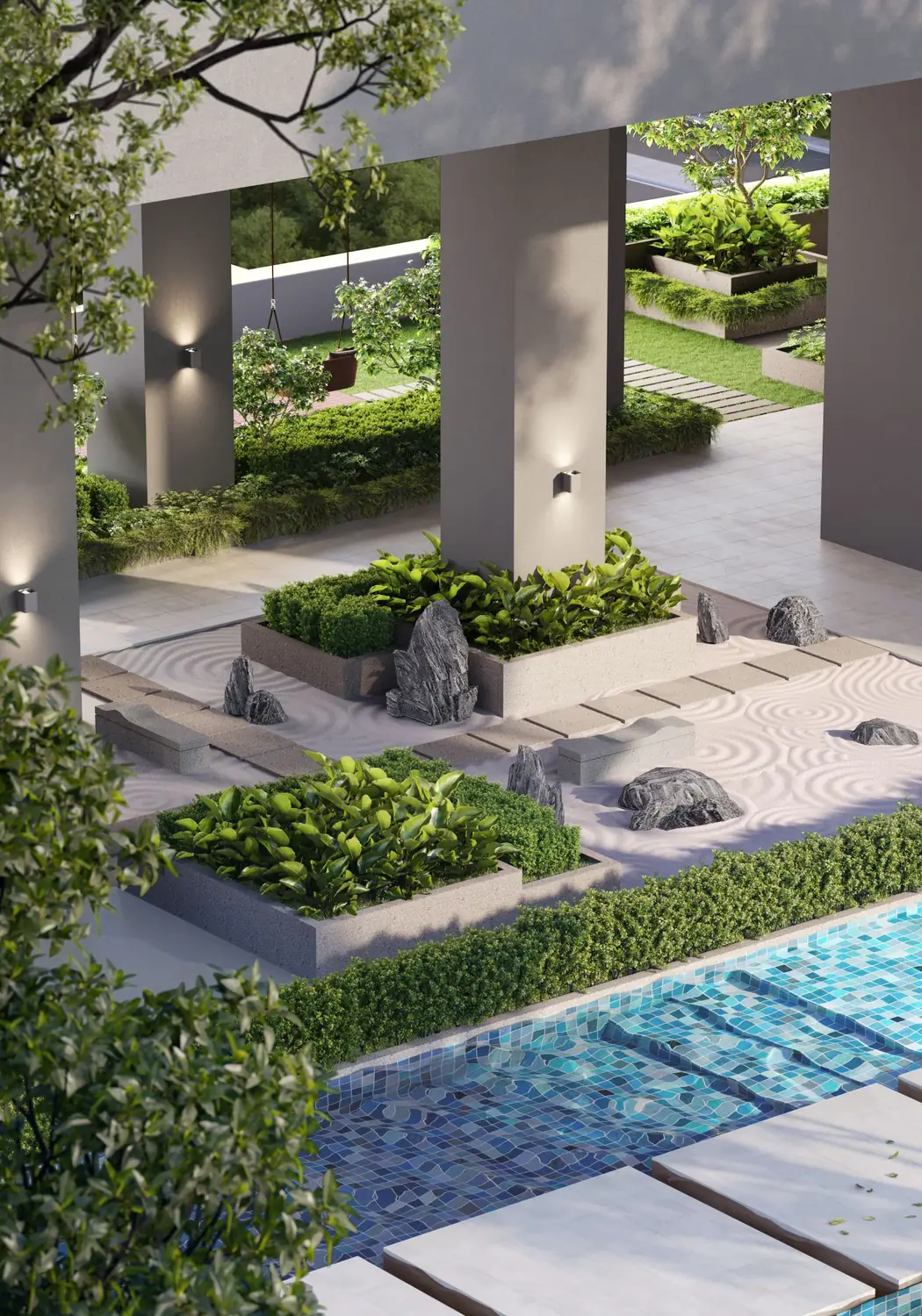 M Grand Minori zen garden