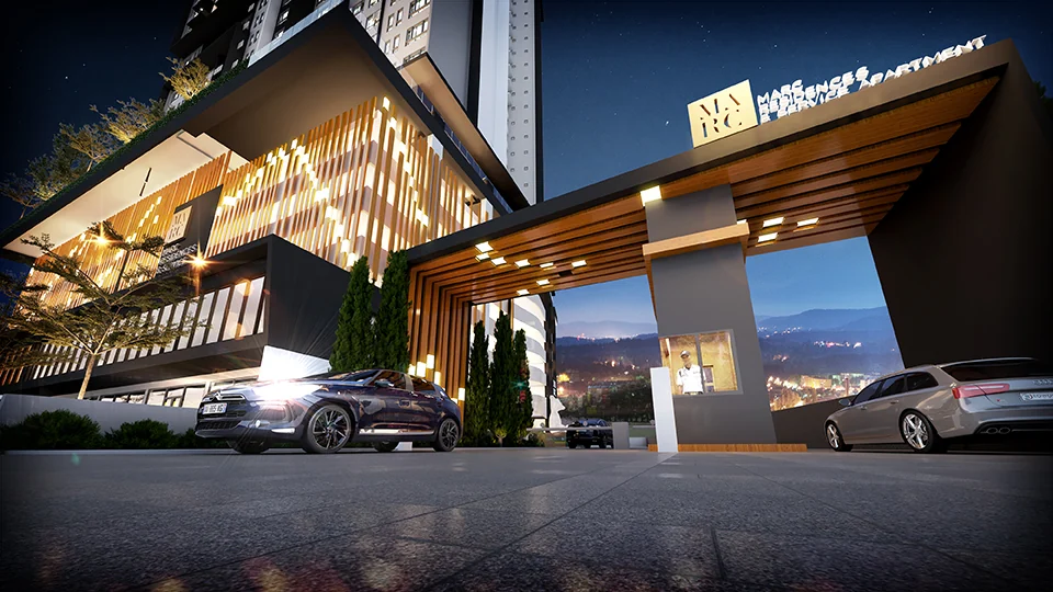 MARC Residences entrance