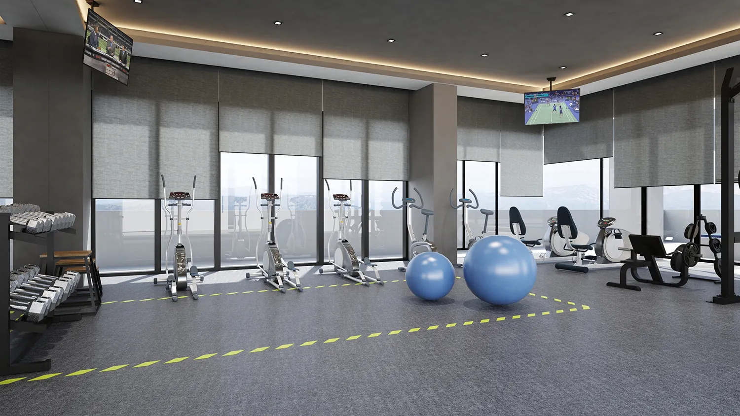 MARC Residences gymnasium