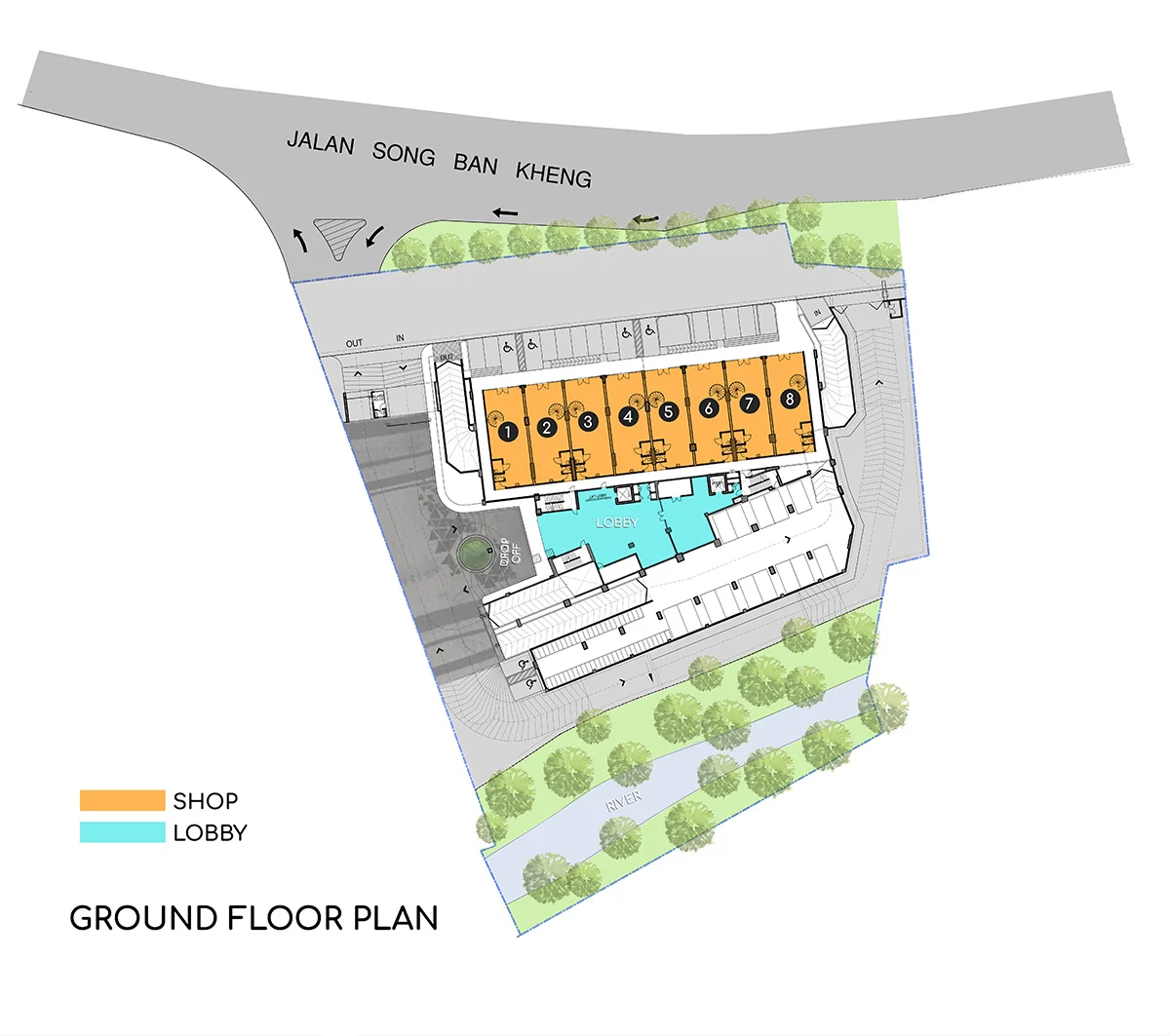 MARC Residences retail podium