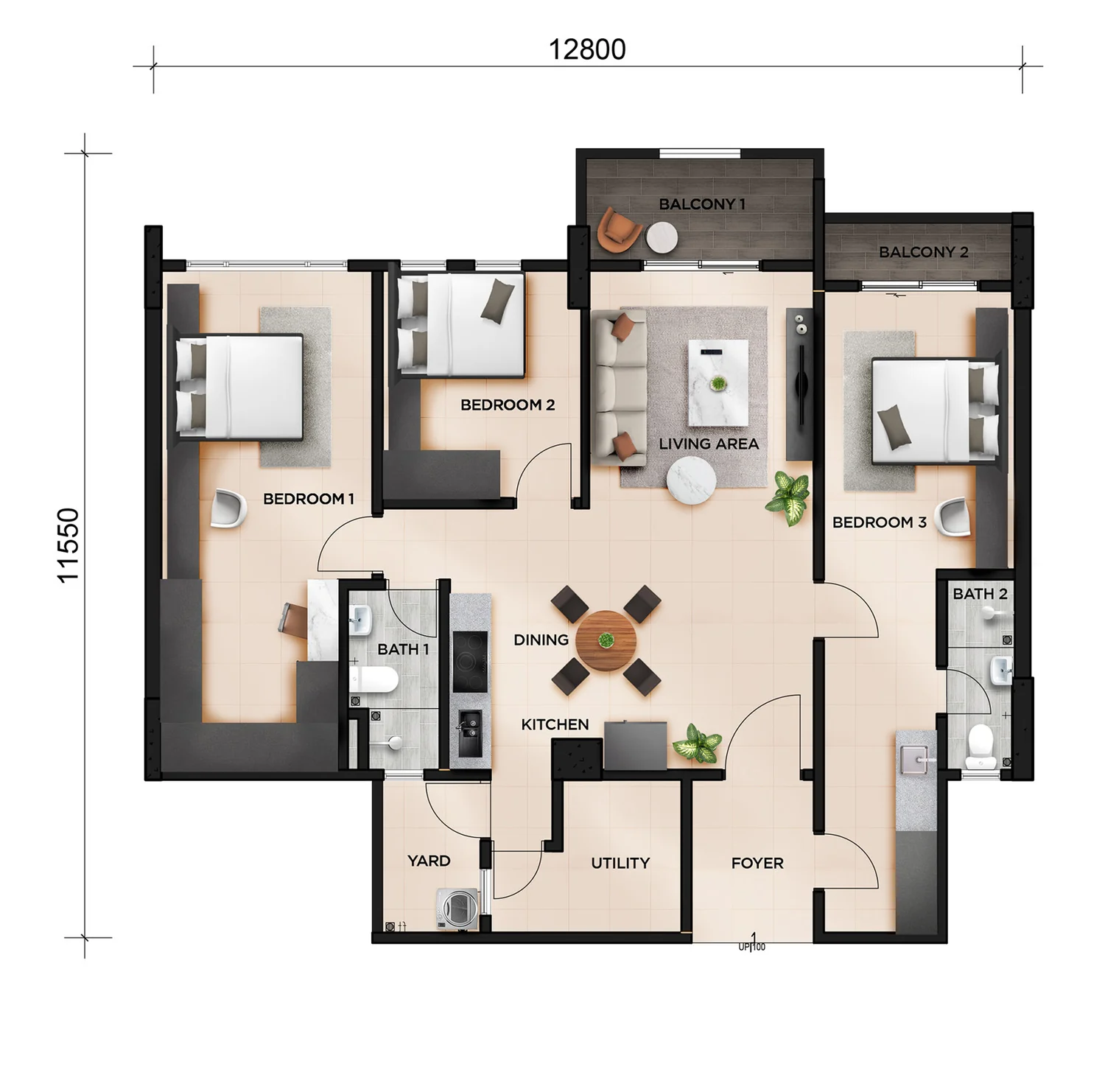 Type A Floor Plan