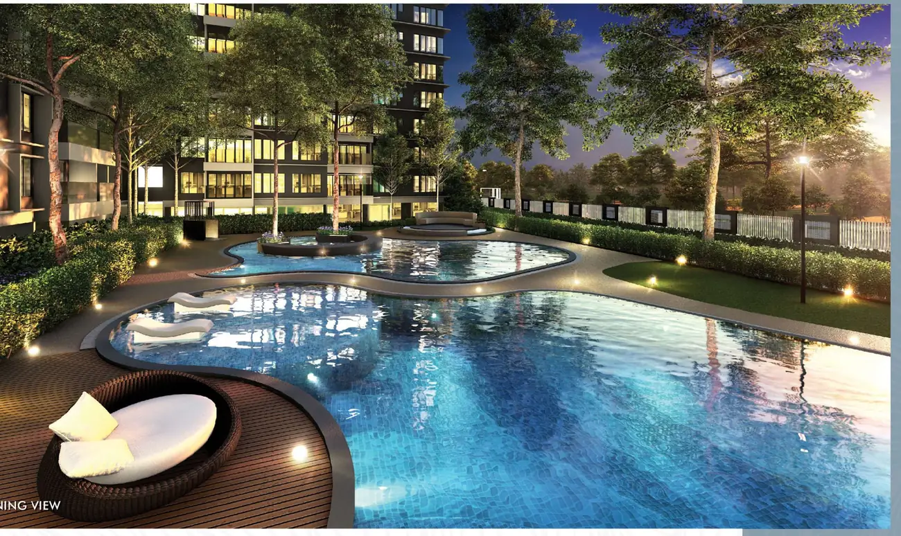 Marina Residence 2 evening view