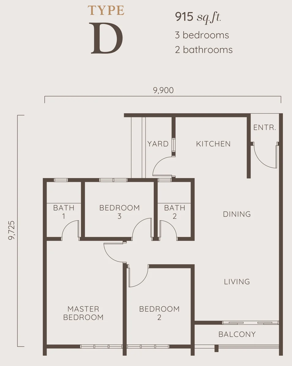 Type D Floor Plan