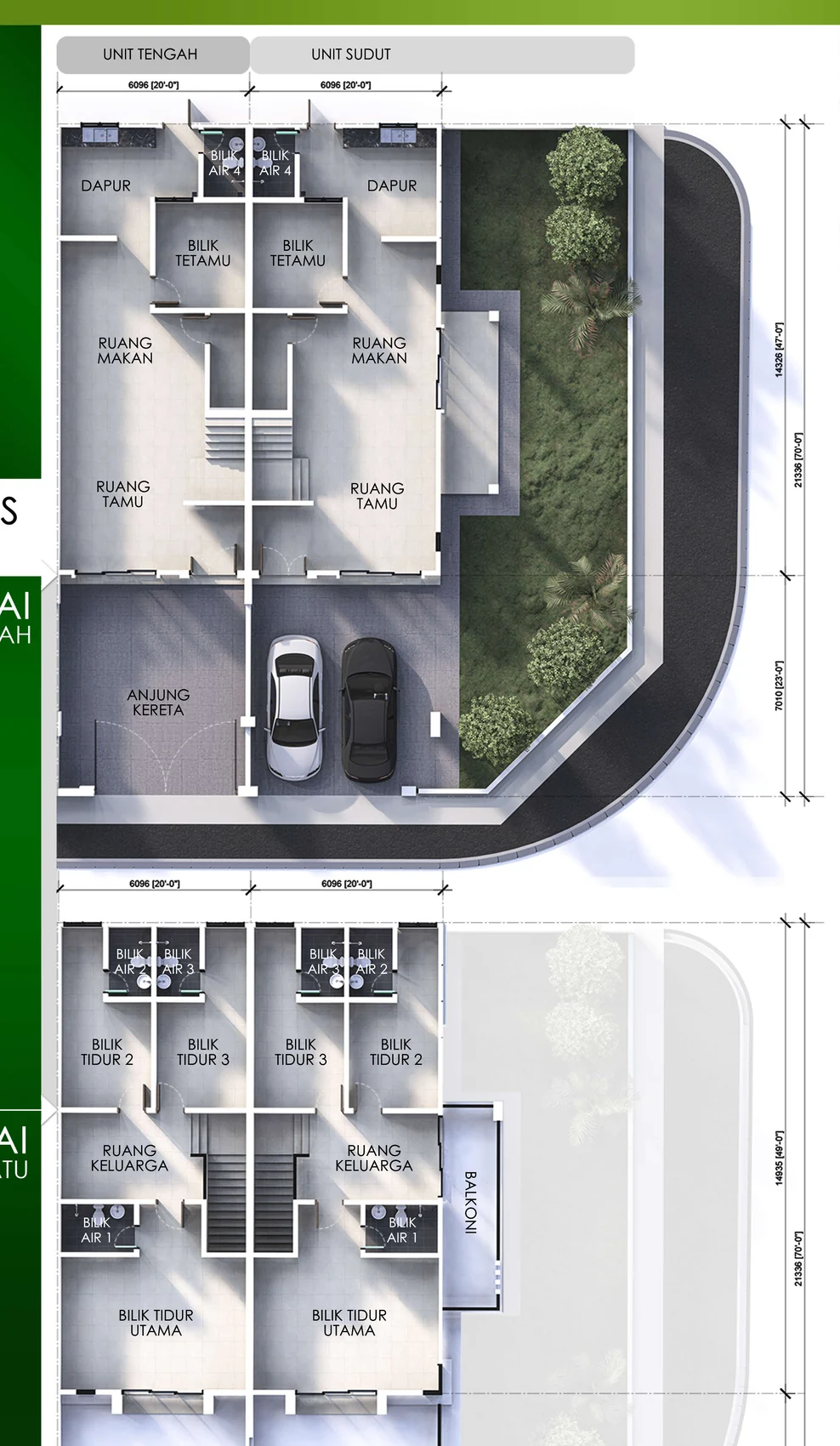 Type Double Storey Terrace — 1,920 sqft