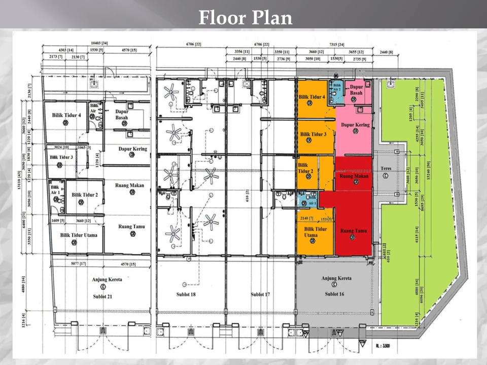 Type Standard Lot — 1100 sqft