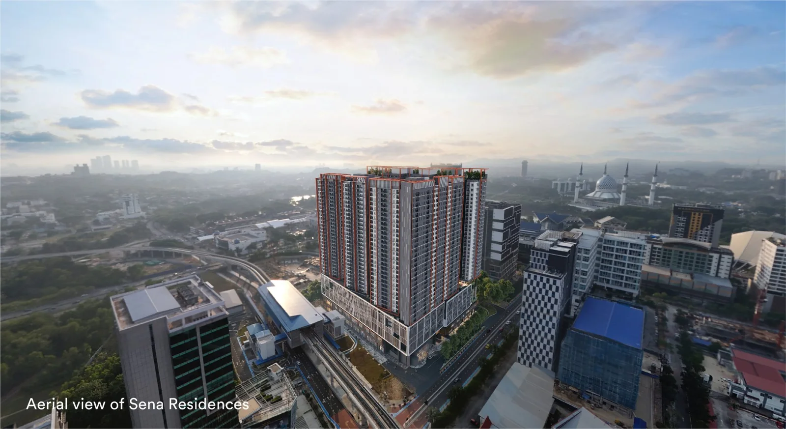 Sena Residences aerial view