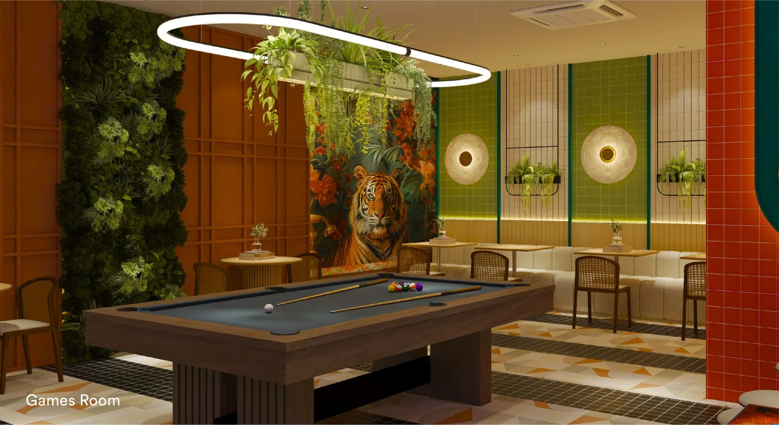 Sena Residences games room