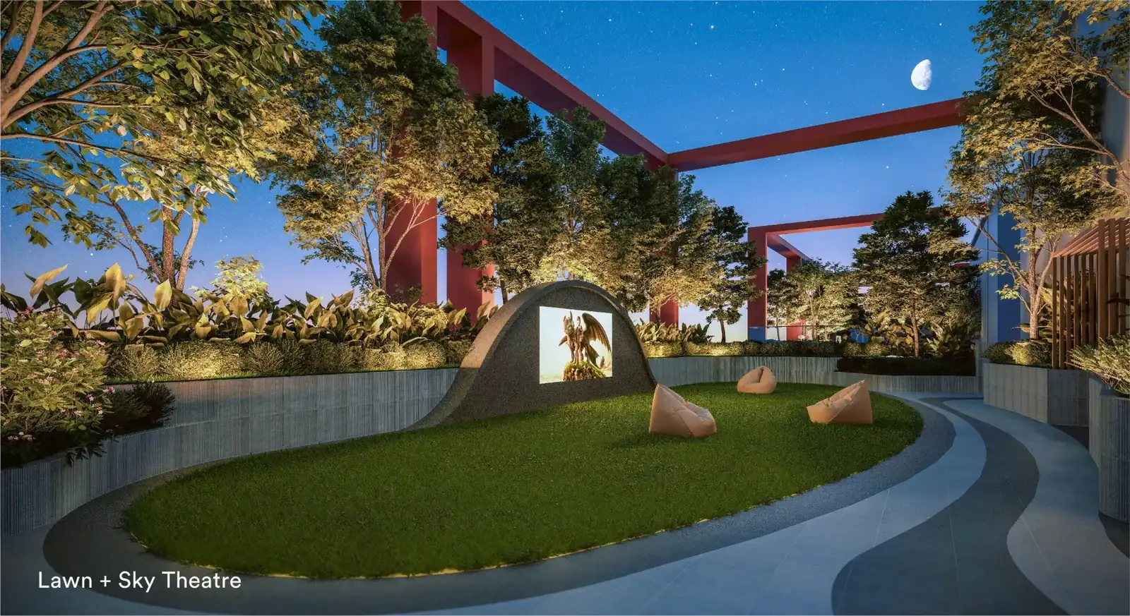 Sena Residences open lawn