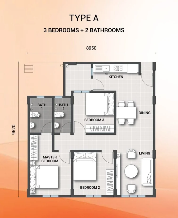 Type A Floor Plan