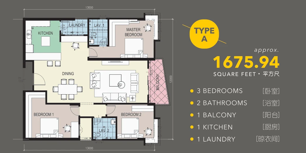 Type A Floor Plan