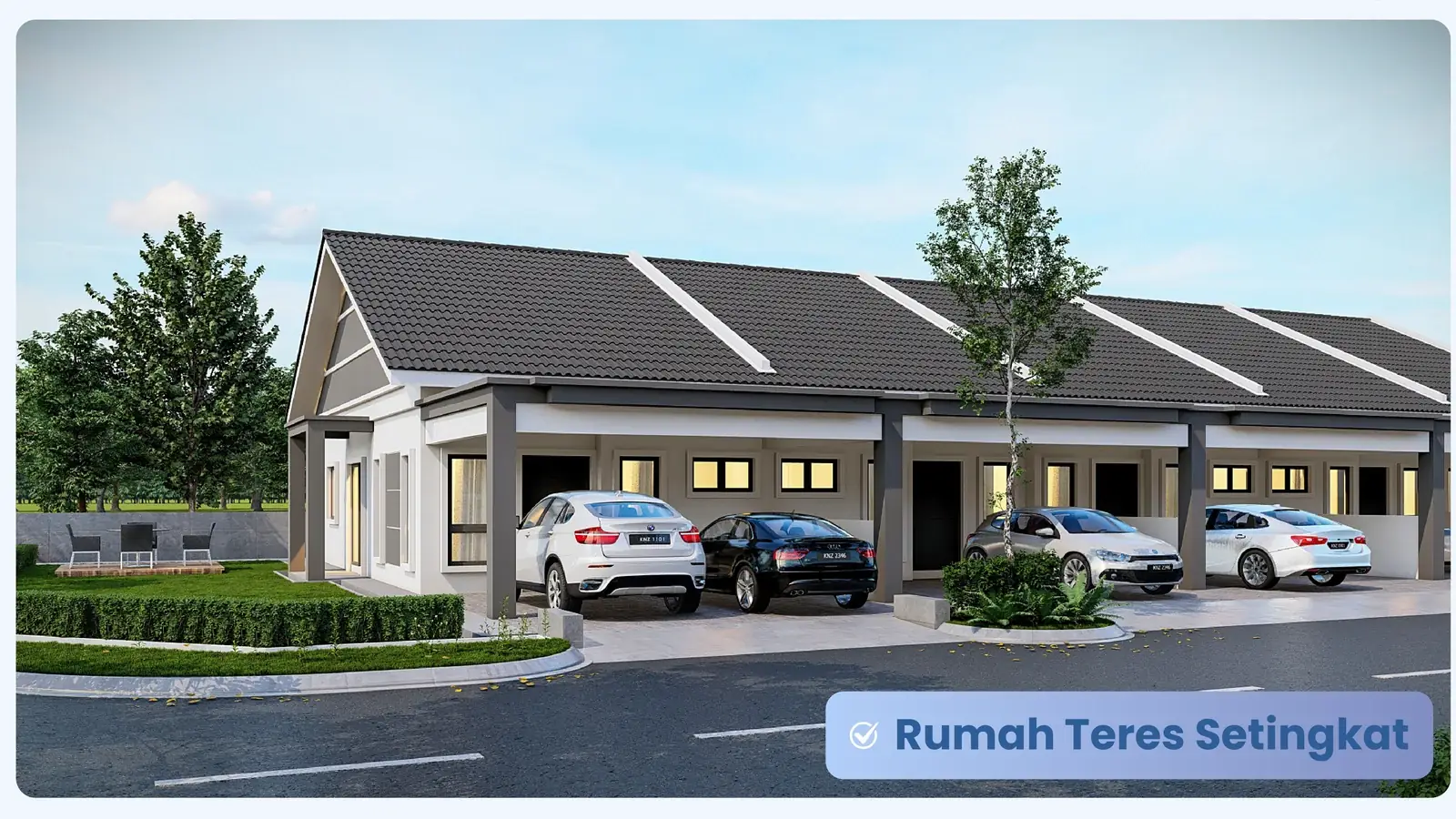 Taman Kamunting Permaisuri single storey facade