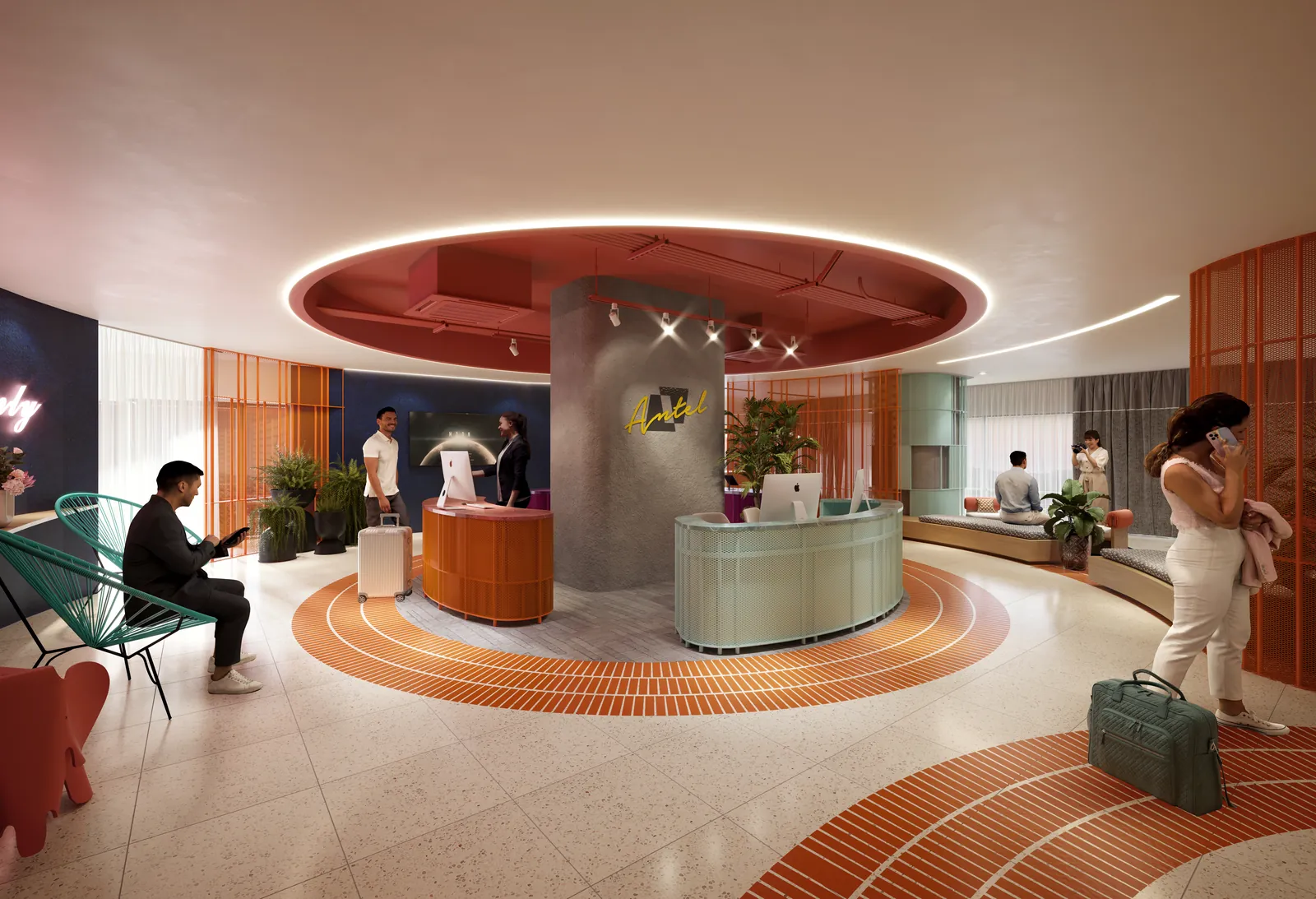 The Bedrock lobby