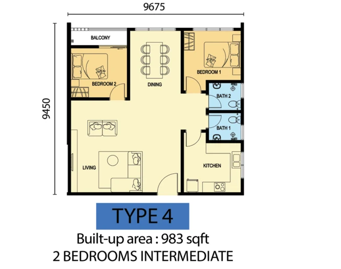 Type 4 Floor Plan
