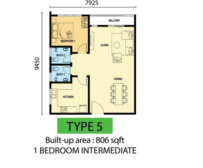 Type 5 Floor Plan
