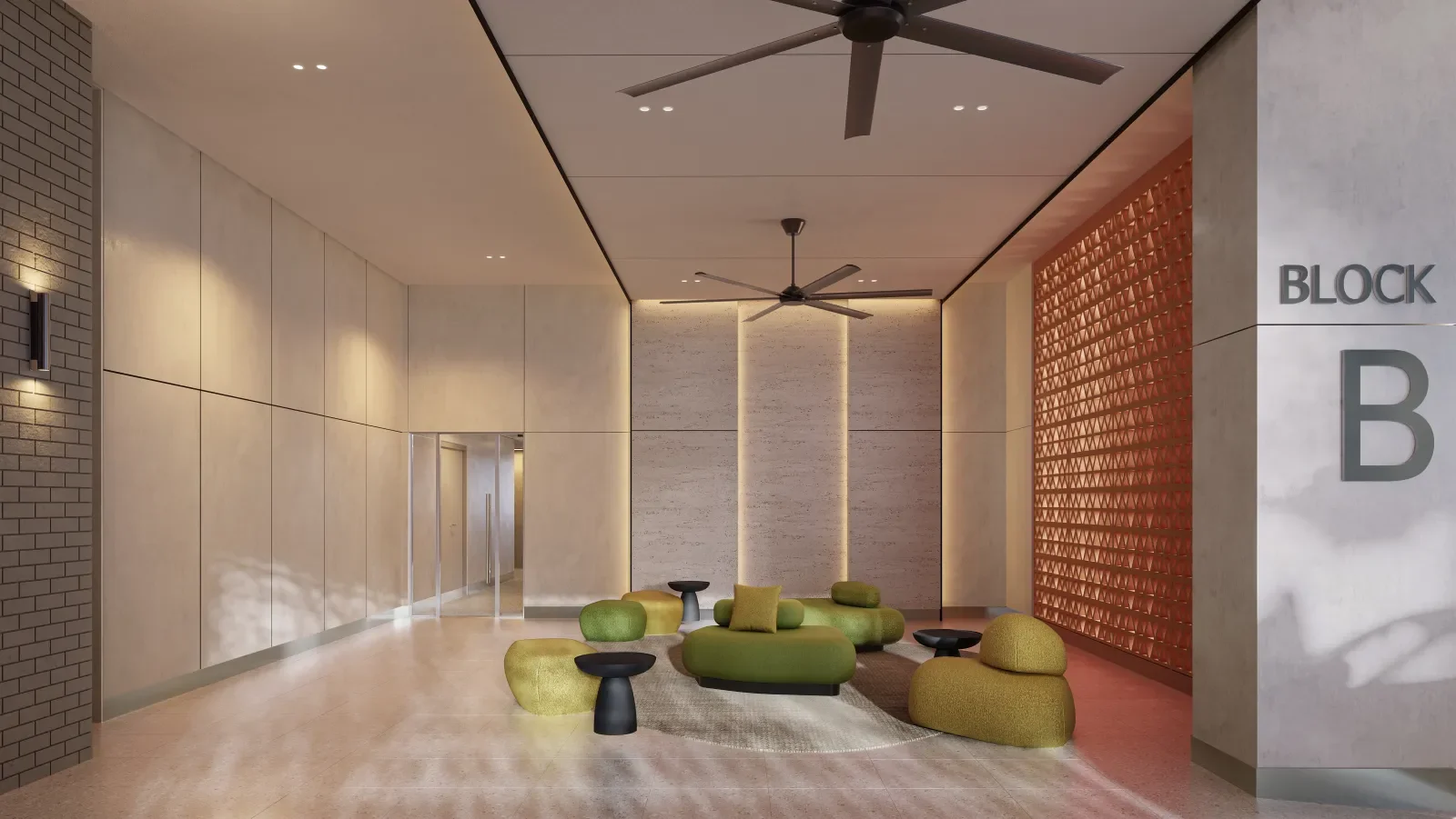 Ara Bloc Residences lobby