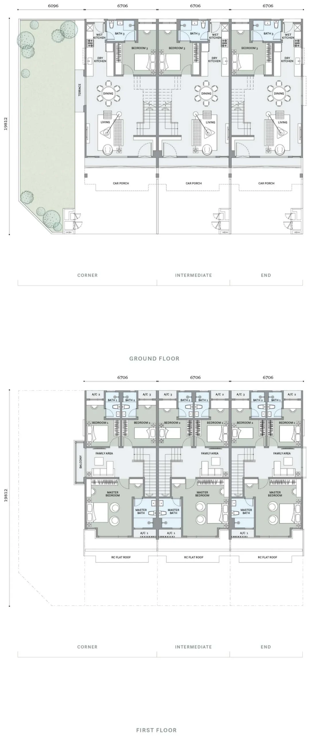Type A — 2004-2038 sqft